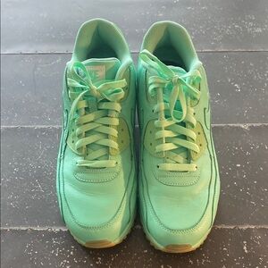 NikeiD Custom Mint Green Sneakers